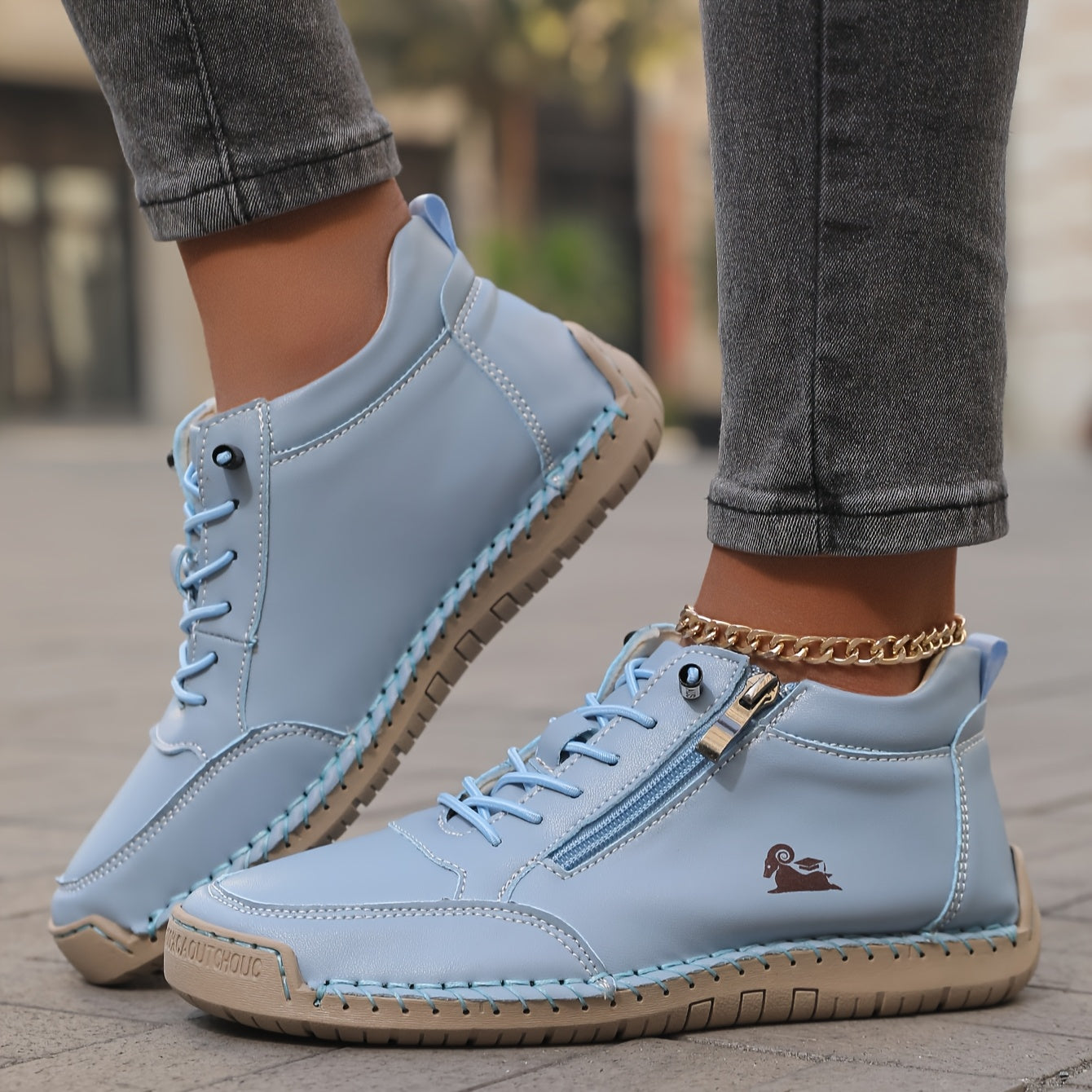 Laura – Cómodas Zapatillas Ortopédicas + Cremallera