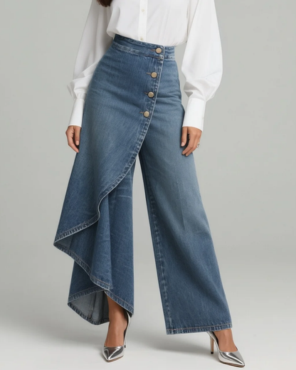 Carlota - Pantalones vaqueros cruzados