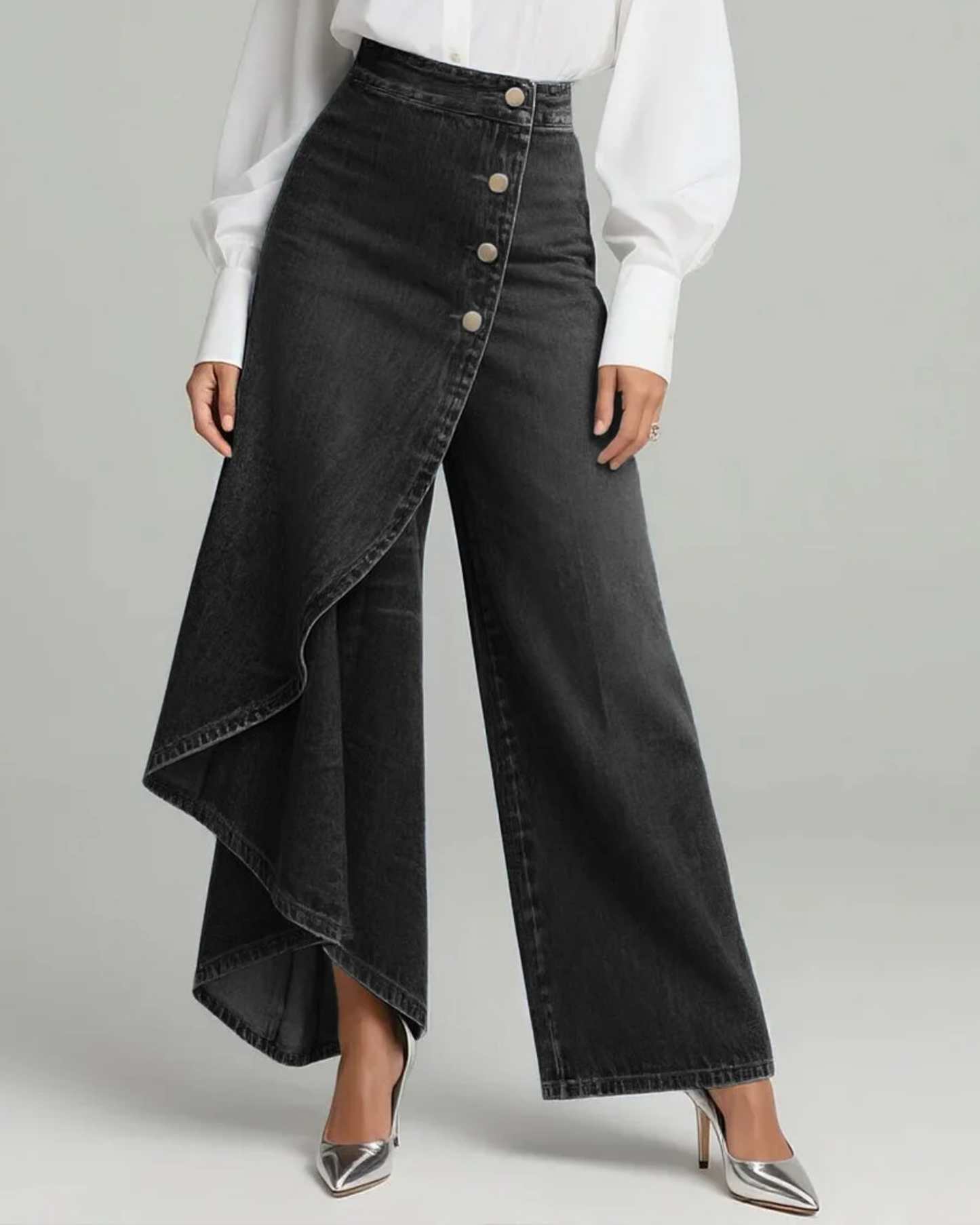 Carlota - Pantalones vaqueros cruzados