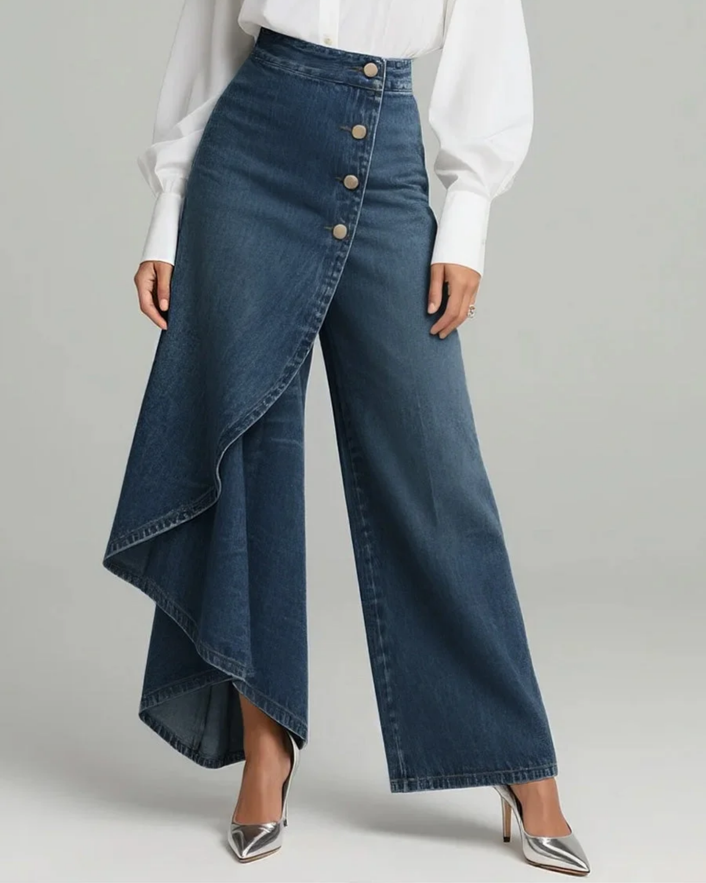 Carlota - Pantalones vaqueros cruzados