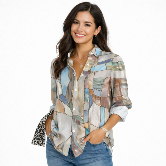 Irene - Camisa Informal Vintage