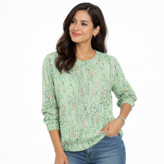 Claudia - Camiseta Informal Vintage