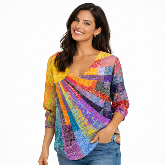 Lucía - Camiseta Vintage de Colores