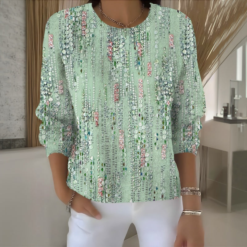Claudia - Camiseta Informal Vintage