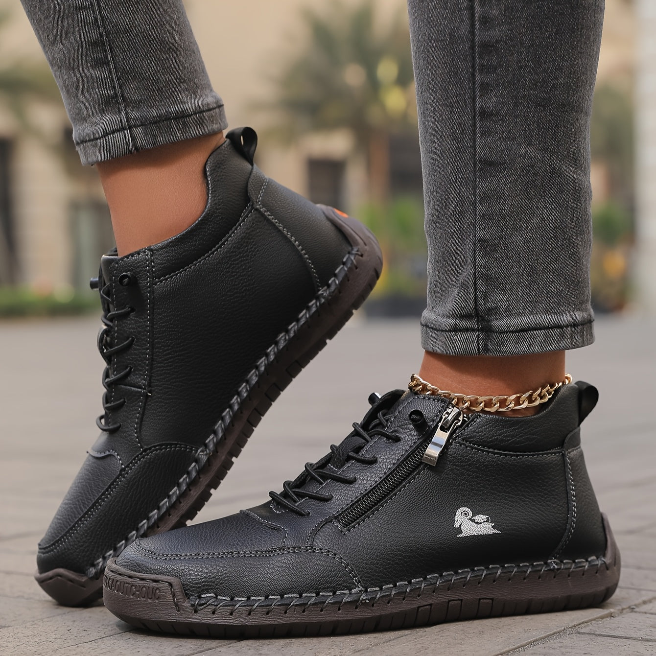 Laura – Cómodas Zapatillas Ortopédicas + Cremallera