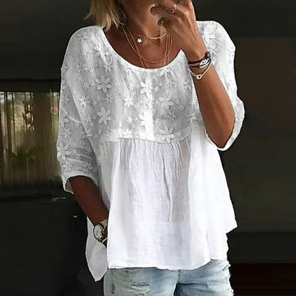 Julieta - Blusa Mosaico con Flores