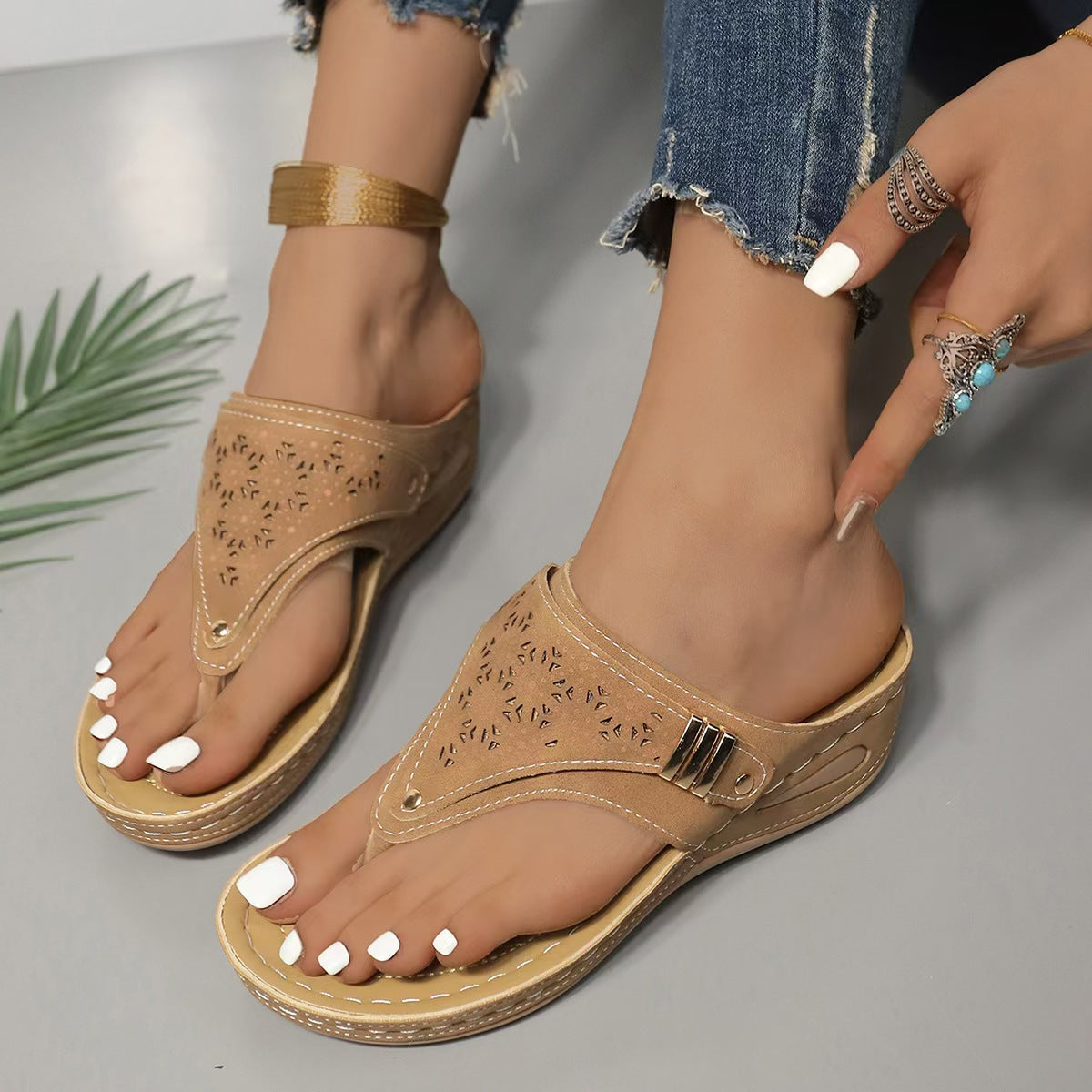Mónica - Sandalias con Cuña
