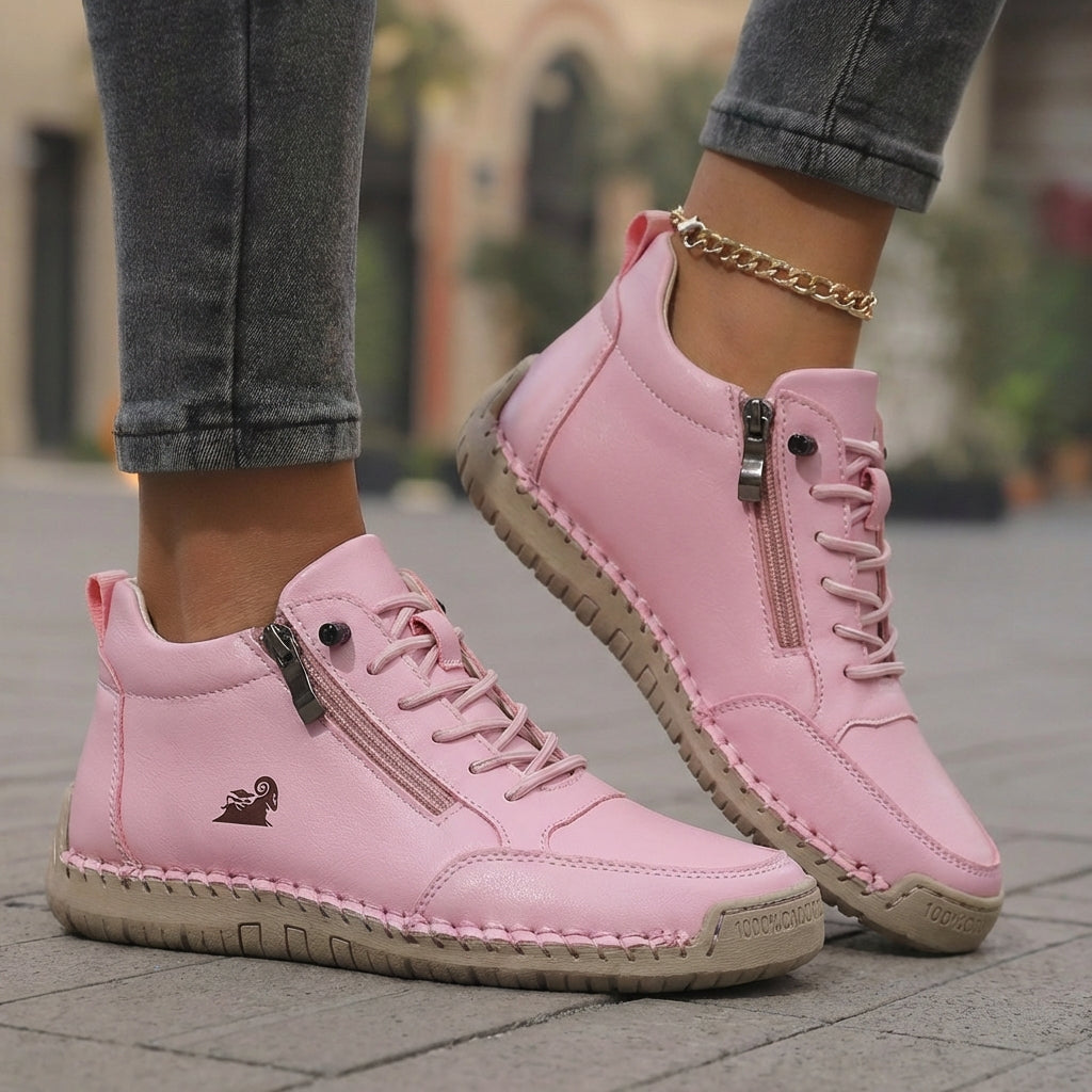Laura – Cómodas Zapatillas Ortopédicas + Cremallera
