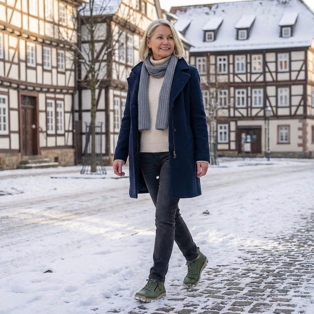 Laura – Cómodas Zapatillas Ortopédicas + Cremallera
