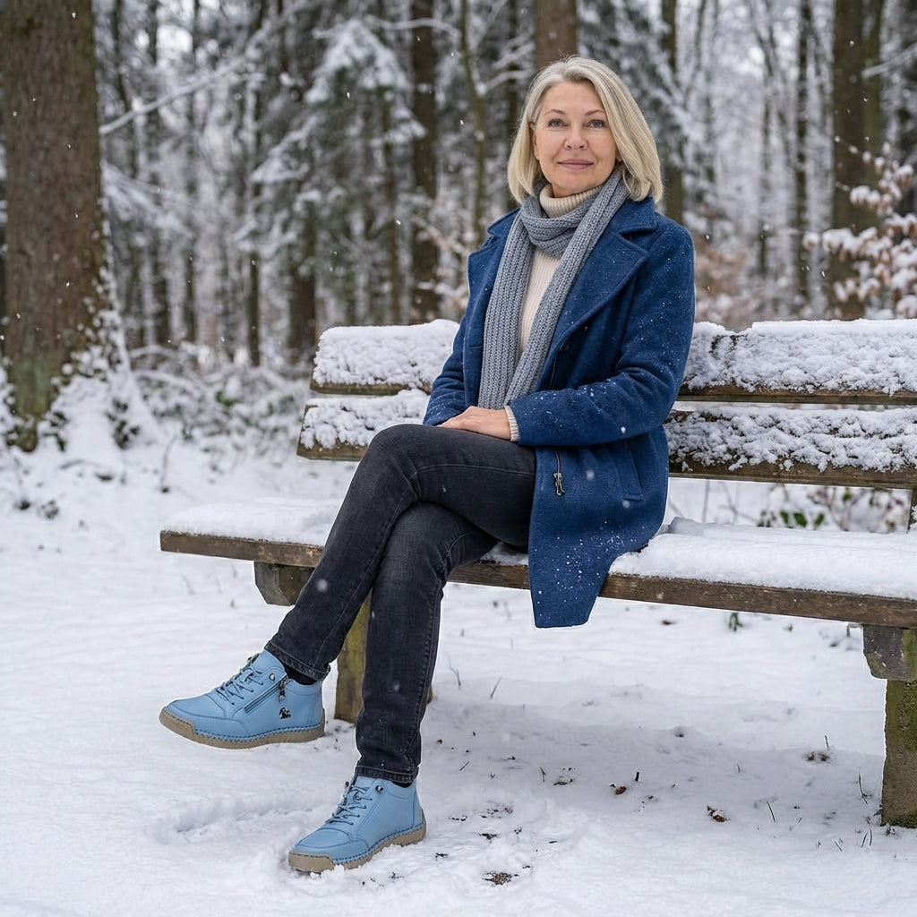 Laura – Cómodas Zapatillas Ortopédicas + Cremallera