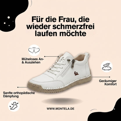 Laura – Cómodas Zapatillas Ortopédicas + Cremallera